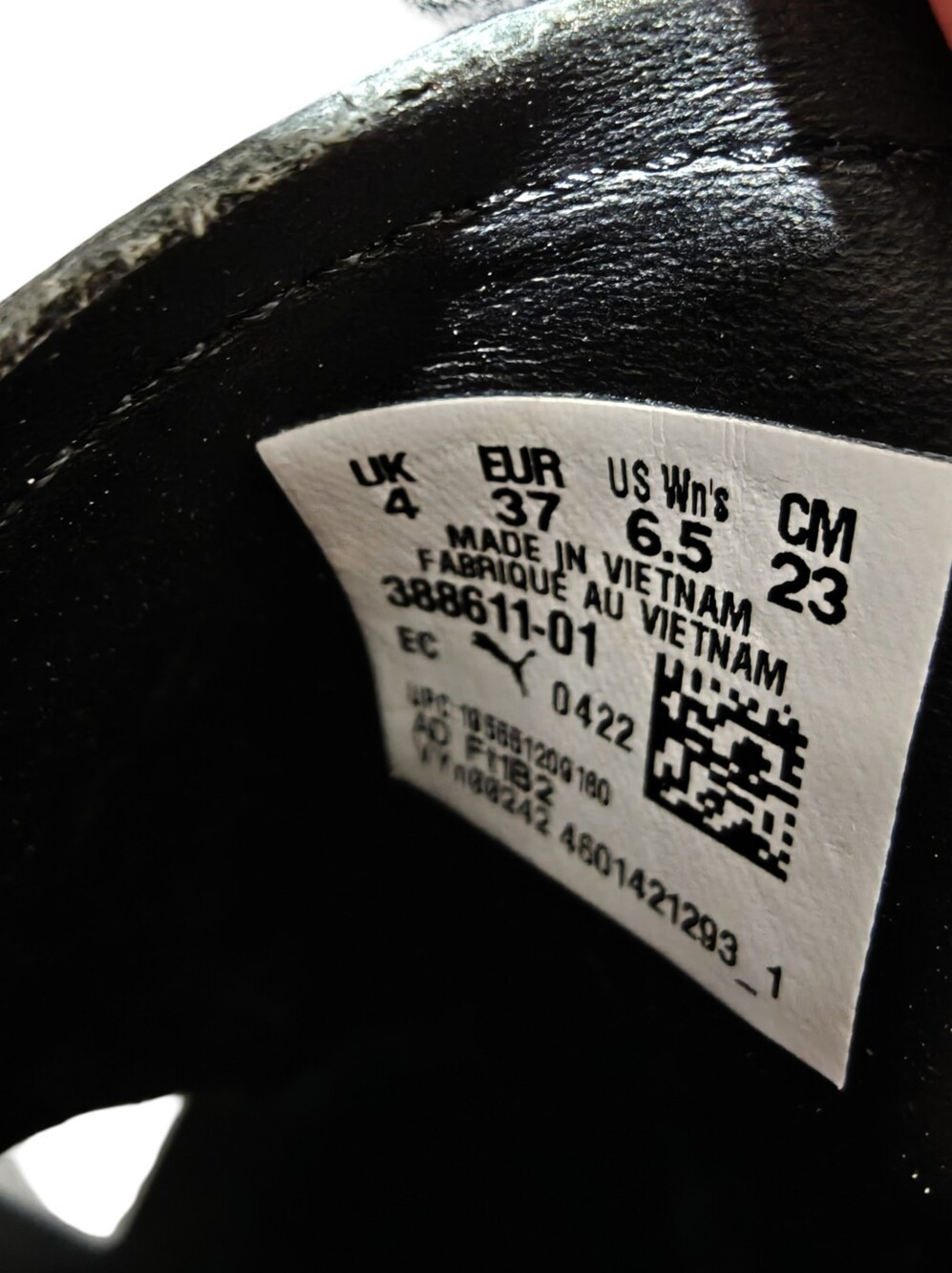 Puma Mayze Sneaker Boot Black Platform Size 6.5 - Picture 6 of 10